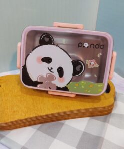 ظرف چاشت کودک مخزن استیل تک طبقه فانتزی کد 1745