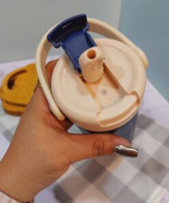 تراول ماگ نی دار استیل دسته سطلی کد 1757