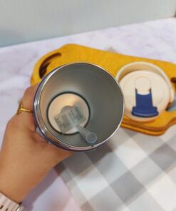 تراول ماگ نی دار استیل دسته سطلی کد 1757