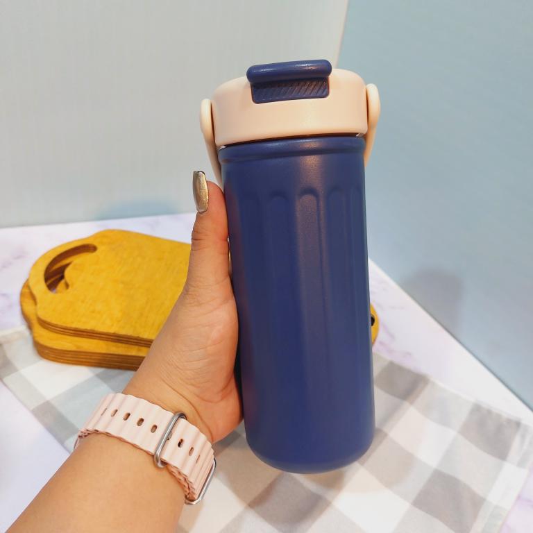 تراول ماگ نی دار استیل دسته سطلی کد 1757