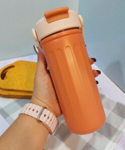 تراول ماگ نی دار استیل دسته سطلی کد 1757