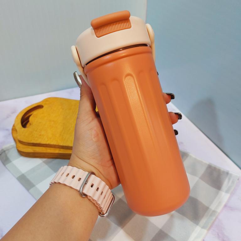 تراول ماگ نی دار استیل دسته سطلی کد 1757