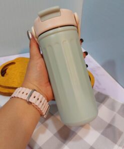 تراول ماگ نی دار استیل دسته سطلی کد 1757