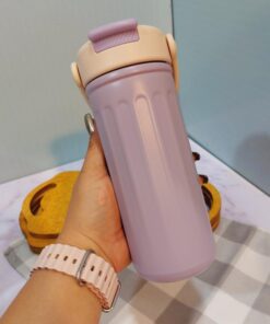 تراول ماگ نی دار استیل دسته سطلی کد 1757