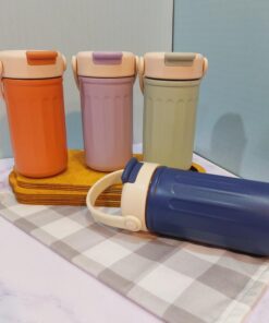 تراول ماگ نی دار استیل دسته سطلی کد 1757