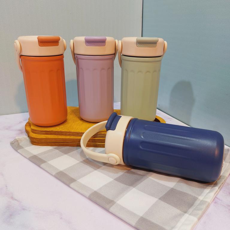 تراول ماگ نی دار استیل دسته سطلی کد 1757