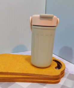 تراول ماگ نی دار استیل دسته سطلی کد 1757