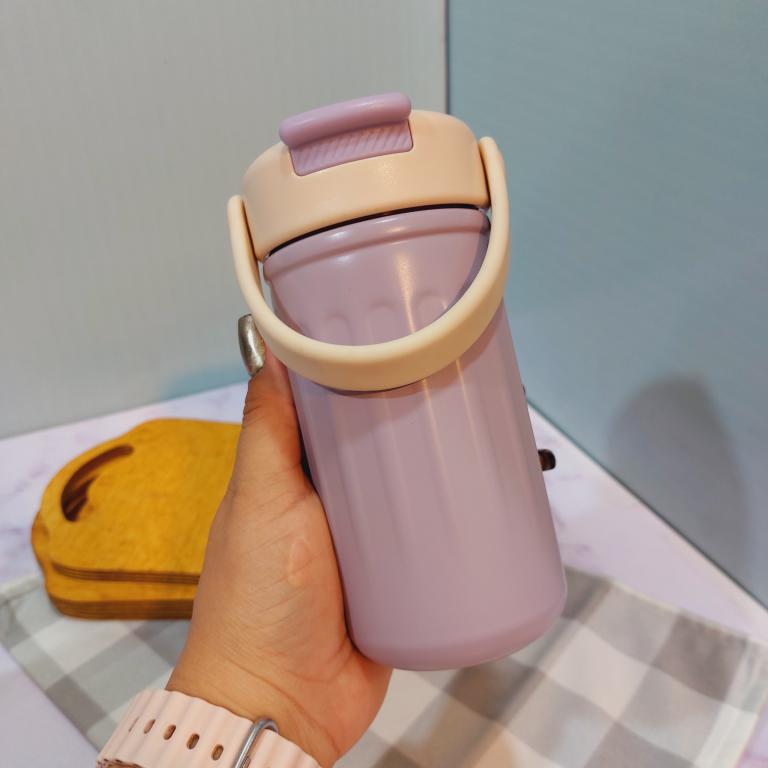 تراول ماگ نی دار استیل دسته سطلی کد 1757