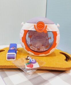 قمقمه طرح لاستیک ماشین نی دار کد 1762