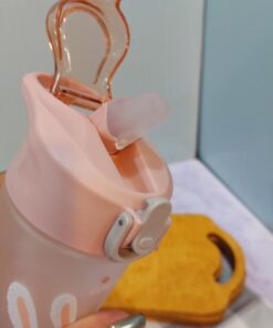 قمقمه فانتزی حیوانات کیوت نی دار 550 میل کد 1763