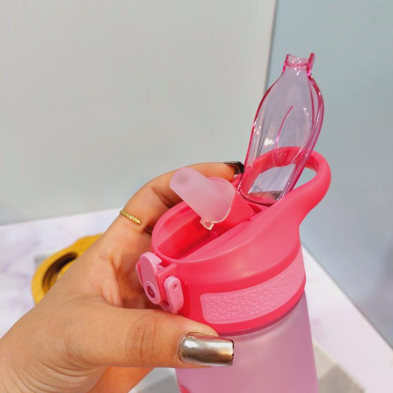 قمقمه نی دار طرح حیوانات شاد رنگی کد 1764