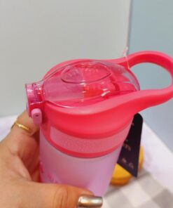 قمقمه نی دار طرح حیوانات شاد رنگی کد 1764