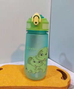 قمقمه نی دار طرح حیوانات شاد رنگی کد 1764