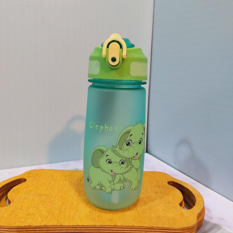 قمقمه نی دار طرح حیوانات شاد رنگی کد 1764