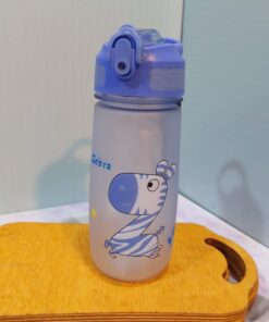 قمقمه نی دار طرح حیوانات شاد رنگی کد 1764