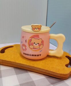 ماگ در برجسته خرسی قاشق دار کد 1767