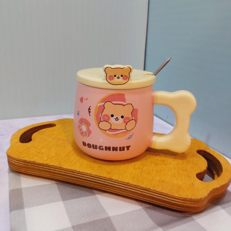 ماگ در برجسته خرسی قاشق دار کد 1767