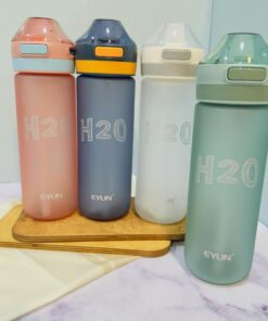 قمقمه رنگی دسته تاشو H20 کد 1830