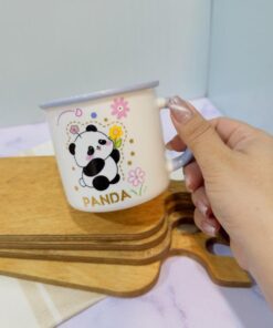 ماگ فانتزی طرح پاندا گل دار کد 1840