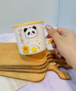 ماگ فانتزی طرح پاندا گل دار کد 1840