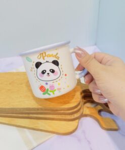 ماگ فانتزی طرح پاندا گل دار کد 1840