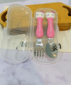 قاشق و چنگال مخزن دار عروسکی کودک کد 1842