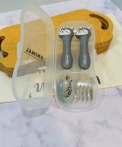 قاشق و چنگال مخزن دار عروسکی کودک کد 1842