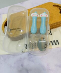 قاشق و چنگال مخزن دار عروسکی کودک کد 1842