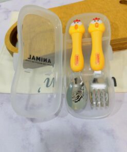 قاشق و چنگال مخزن دار عروسکی کودک کد 1842