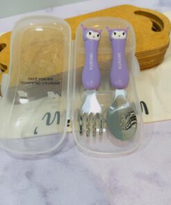 قاشق و چنگال مخزن دار عروسکی کودک کد 1842