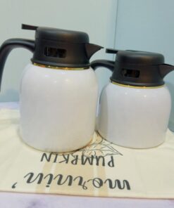 فلاسک سفری دسته دار دو حجم استیل کد 1843