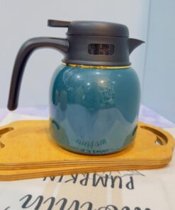 فلاسک سفری دسته دار دو حجم استیل کد 1843