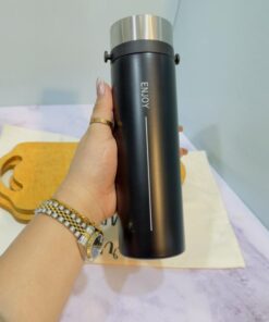 فلاسک ENJOY استوانه ای استیل کد 1846