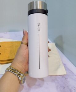 فلاسک ENJOY استوانه ای استیل کد 1846