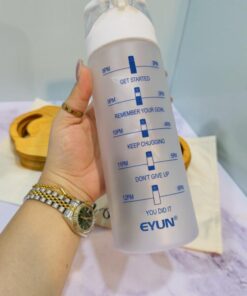 قمقمه سفید دکمه قرمز دسته تاشو کد 1851