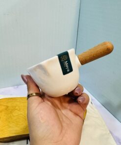 سس خوری سرامیکی دسته چوبی کد 1855