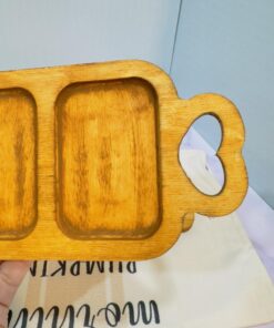 زیر فنجانی چوبی دو قسمتی کد 1857