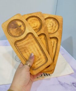 سینی چوبی طرح ادمک کد 1860