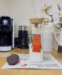 ماگ پیرکس نی دار زرافه و خرس کد 1877