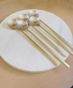 ست شش عددی قاشق استارباکس طلایی کد 1879