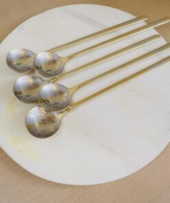 ست شش عددی قاشق استارباکس طلایی کد 1879