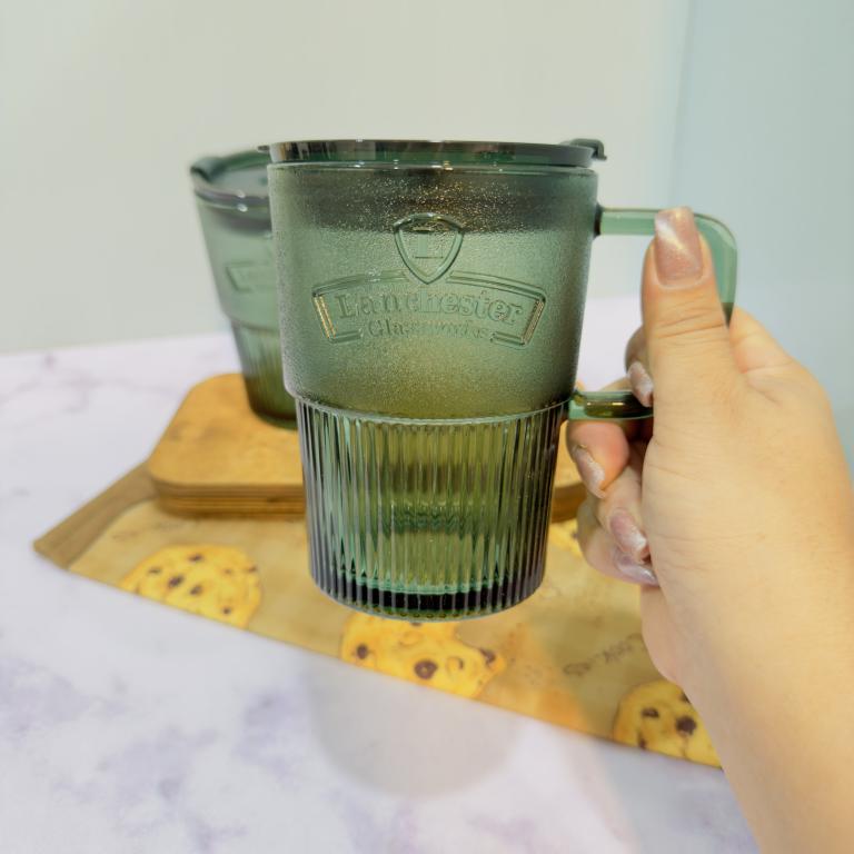 ماگ پیرکس سبز نی دار لانچستر کد 1902