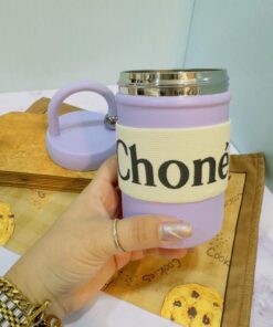 تراول ماگ فلاسکی دسته دار کمربند دار رنگی کد 1904