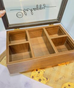 جعبه چوبی تی بگ و دمنوش کد 1905