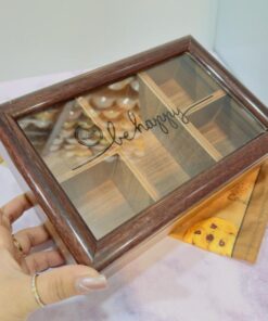 جعبه چوبی تی بگ و دمنوش کد 1905