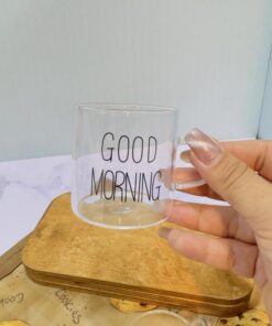 شات قهوه و نیم ماگ پیرکس گودمورنینگ کد 1095