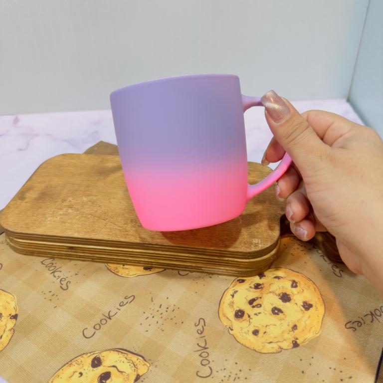 ماگ دو رنگ مخملی کد 1890