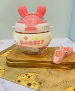 قمقمه توپی نی دار حیوانات گوش دراز کد 1888