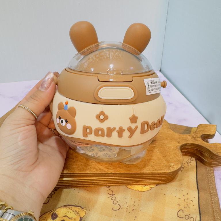 قمقمه توپی نی دار حیوانات گوش دراز کد 1888