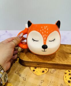 ماگ سرامیکی دست ساز روباه کد 1883